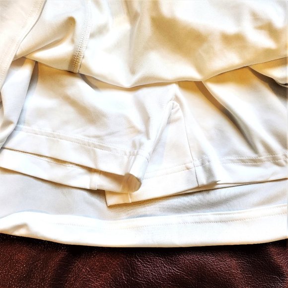 Women Tennis Athletic Skort NWT Adidas P96193 Size L White  DISCOUNT SHIPPING - Picture 3 of 3